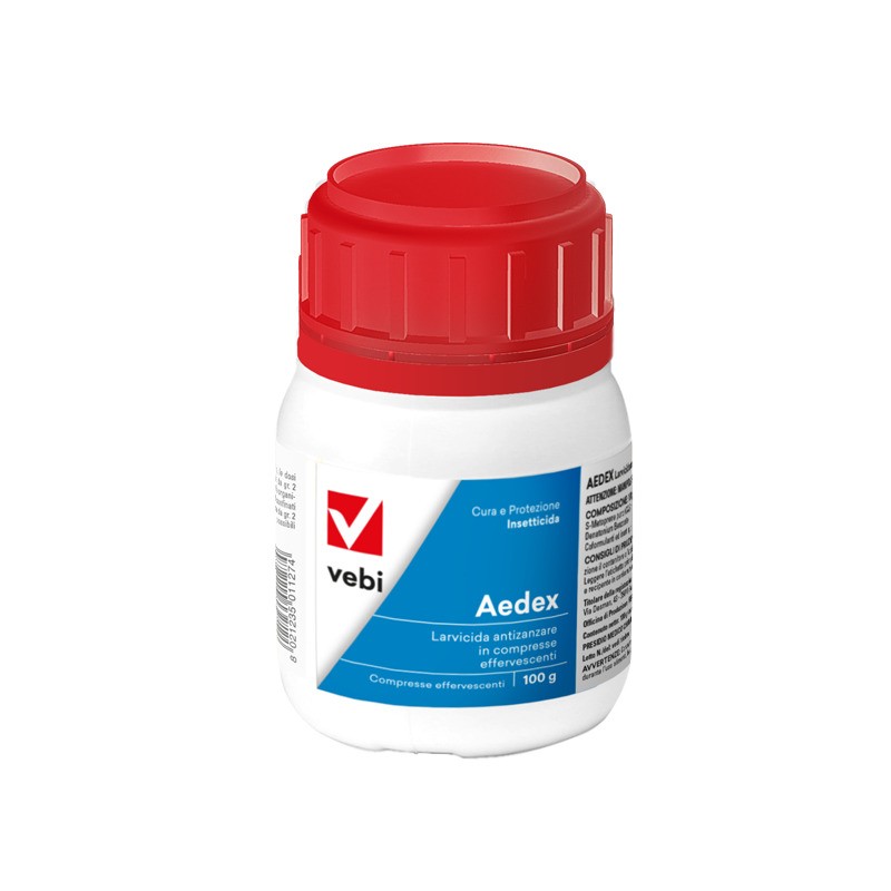 Acquista Aedex Larvicida antizanzare in compresse effervescenti (50 compresse) con riferimento V01127 della ditta VEBI