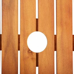 Acquista Tavolo da Giardino 150x90x74 cm in Legno Massello di Acacia con riferimento GHV-45962 della ditta GARDENHOME