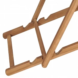 Acquista Sedia da Spiaggia in Legno Massello di Teak Grigia con riferimento GHV-47415 della ditta GARDENHOME