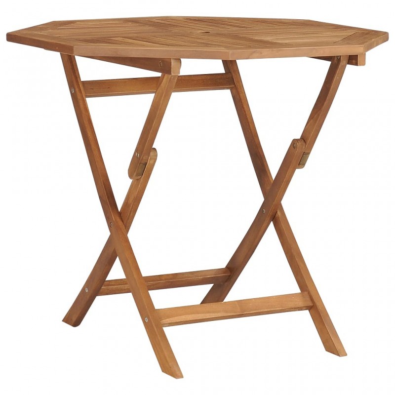 Acquista Tavolo da Giardino Pieghevole 85x85x76cm Legno Massello di Teak con riferimento GHV-47418 della ditta GARDENHOME