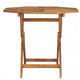 Acquista Tavolo da Giardino Pieghevole 85x85x76cm Legno Massello di Teak con riferimento GHV-47418 della ditta GARDENHOME