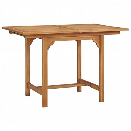 Acquista Tavolo da Giardino Estensibile (110-160)x80x75 cm Massello Teak con riferimento GHV-47420 della ditta GARDENHOME