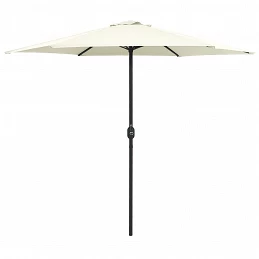 Acquista Ombrellone da Esterni Palo in Alluminio 270x246cm Bianco Sabbia con riferimento GHV-47345 della ditta GARDENHOME