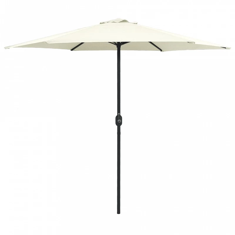 Acquista Ombrellone da Esterni Palo in Alluminio 270x246cm Bianco Sabbia con riferimento GHV-47345 della ditta GARDENHOME
