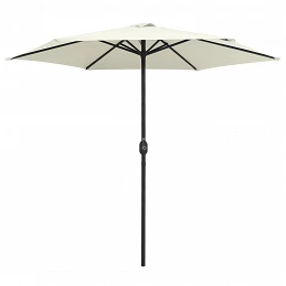 Acquista Ombrellone da Esterni Palo in Alluminio 270x246cm Bianco Sabbia con riferimento GHV-47345 della ditta GARDENHOME