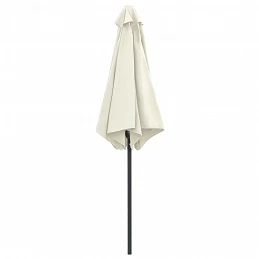 Acquista Ombrellone da Esterni Palo in Alluminio 270x246cm Bianco Sabbia con riferimento GHV-47345 della ditta GARDENHOME