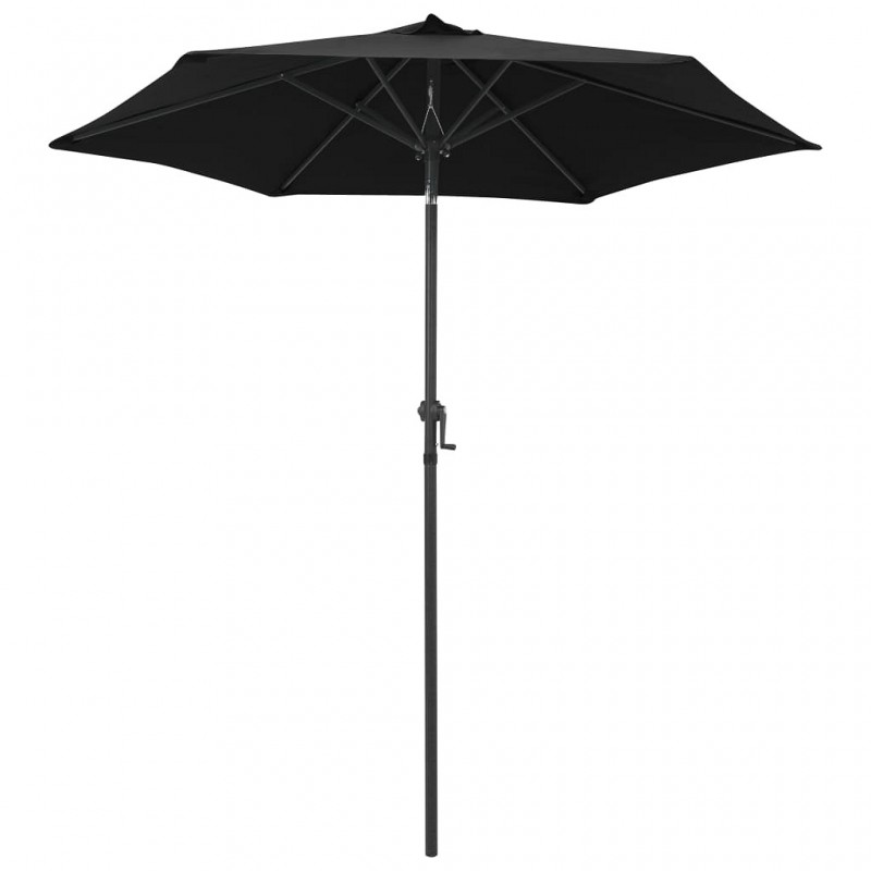 Acquista Ombrellone Nero 200x211 cm in Alluminio con riferimento GHV-47210 della ditta GARDENHOME