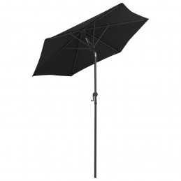 Acquista Ombrellone Nero 200x211 cm in Alluminio con riferimento GHV-47210 della ditta GARDENHOME