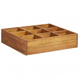 Acquista Letto Rialzato da Giardino in Massello d'Acacia 60x60x15 cm con riferimento GHV-46575 della ditta GARDENHOME