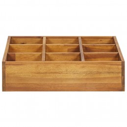 Acquista Letto Rialzato da Giardino in Massello d'Acacia 60x60x15 cm con riferimento GHV-46575 della ditta GARDENHOME