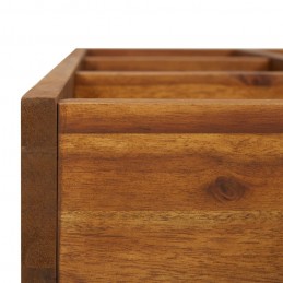 Acquista Letto Rialzato da Giardino in Massello d'Acacia 60x60x15 cm con riferimento GHV-46575 della ditta GARDENHOME