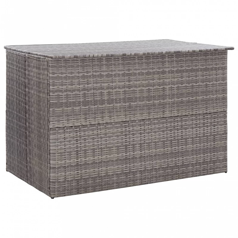 Acquista Baule da Giardino Grigio 150x100x100 cm in Polyrattan con riferimento GHV-46467 della ditta GARDENHOME