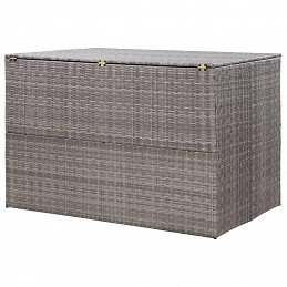 Acquista Baule da Giardino Grigio 150x100x100 cm in Polyrattan con riferimento GHV-46467 della ditta GARDENHOME