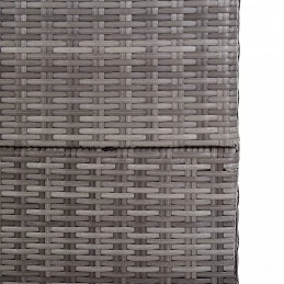 Acquista Baule da Giardino Grigio 150x100x100 cm in Polyrattan con riferimento GHV-46467 della ditta GARDENHOME