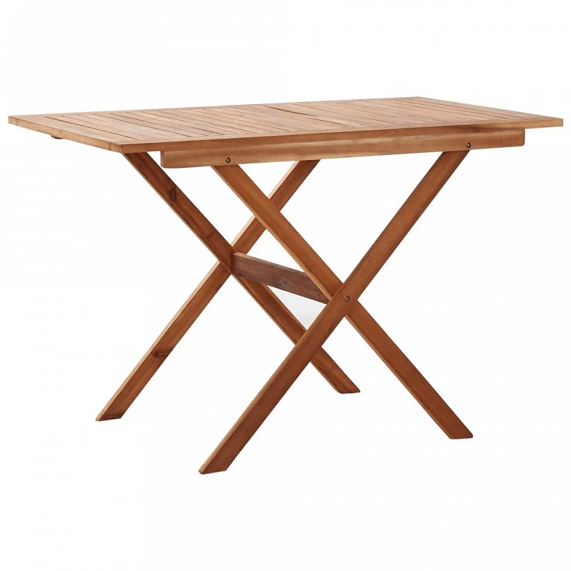 Acquista Tavolo da Giardino 110x67x74 cm in Legno Massello di Acacia con riferimento GHV-46458 della ditta GARDENHOME