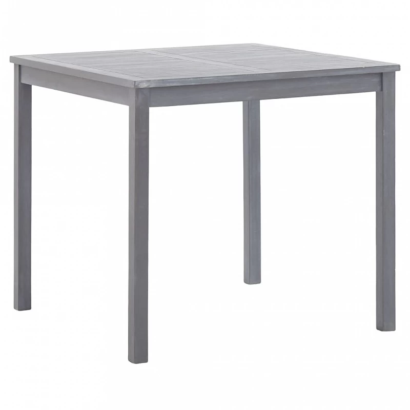 Acquista Tavolo da Giardino Grigio 80x80x74 cm Legno Massello di Acacia con riferimento GHV-46324 della ditta GARDENHOME