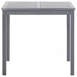 Acquista Tavolo da Giardino Grigio 80x80x74 cm Legno Massello di Acacia con riferimento GHV-46324 della ditta GARDENHOME