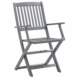 Acquista Sedie da Giardino Pieghevoli 4 pz in Legno Massello d'Acacia con riferimento GHV-46334 della ditta GARDENHOME