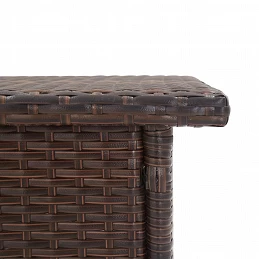 Acquista Tavolino da Tè Marrone 50x50x47 cm in Polyrattan con riferimento GHV-46251 della ditta GARDENHOME