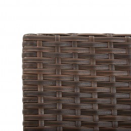 Acquista Panchina da Giardino con Cuscini 176 cm Marrone in Polyrattan con riferimento GHV-46231 della ditta GARDENHOME