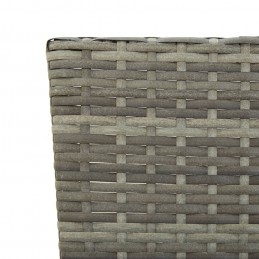 Acquista Panchina da Giardino con Cuscini 176 cm in Polyrattan Grigio con riferimento GHV-46232 della ditta GARDENHOME