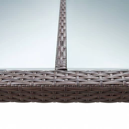 Acquista Tavolo da Pranzo da Giardino Marrone 200x150x74cm in Polyrattan con riferimento GHV-46128 della ditta GARDENHOME