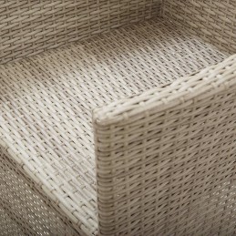 Acquista Sedie da Giardino Reclinabili 2 pz con Cuscini Polyrattan Beige con riferimento GHV-46046 della ditta GARDENHOME
