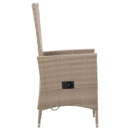 Acquista Sedie da Esterno 2 pz con Cuscini in Polyrattan Beige con riferimento GHV-46063 della ditta GARDENHOME