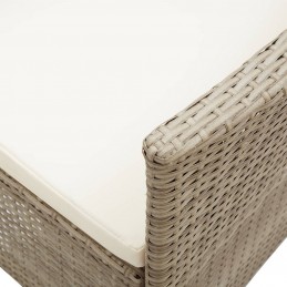 Acquista Sedie da Esterno 2 pz con Cuscini in Polyrattan Beige con riferimento GHV-46063 della ditta GARDENHOME