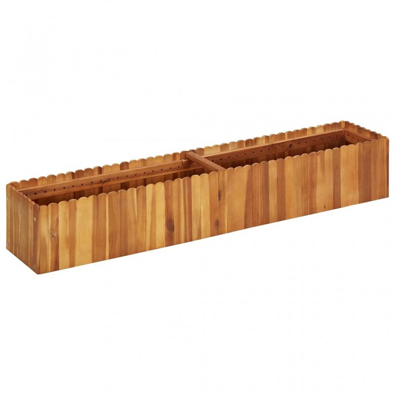 Acquista Letto Rialzato da Giardino 150x30x25 cm in Massello di Acacia con riferimento GHV-45919 della ditta GARDENHOME