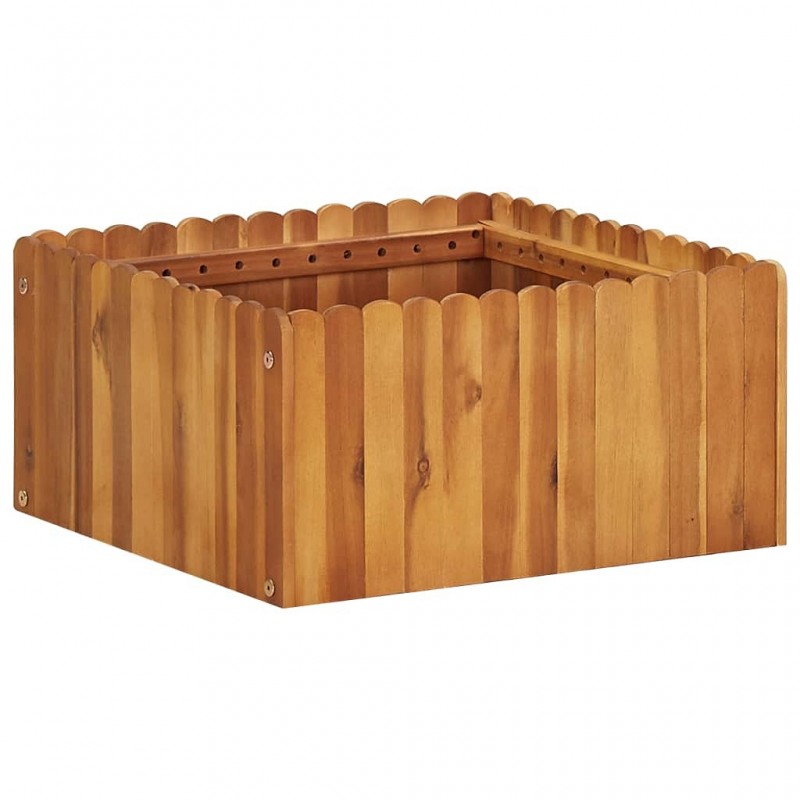 Acquista Letto Rialzato da Giardino 50x50x25 cm Legno Massello di Acacia con riferimento GHV-45921 della ditta GARDENHOME