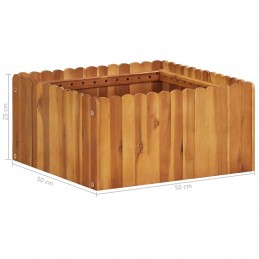 Acquista Letto Rialzato da Giardino 50x50x25 cm Legno Massello di Acacia con riferimento GHV-45921 della ditta GARDENHOME
