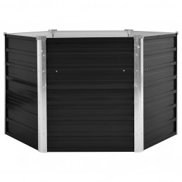 Acquista Fioriera per Giardino Antracite 129x129x77cm in Acciaio Zincato con riferimento GHV-45734 della ditta GARDENHOME