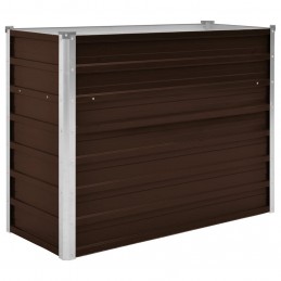 Acquista Letto Rialzato Giardino Marrone 100x40x77 cm in Acciaio Zincato con riferimento GHV-45719 della ditta GARDENHOME