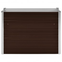 Acquista Letto Rialzato Giardino Marrone 100x40x77 cm in Acciaio Zincato con riferimento GHV-45719 della ditta GARDENHOME