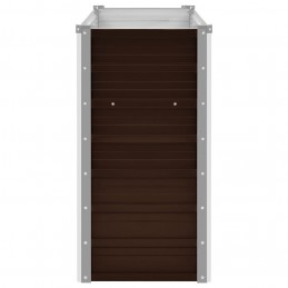 Acquista Letto Rialzato Giardino Marrone 100x40x77 cm in Acciaio Zincato con riferimento GHV-45719 della ditta GARDENHOME