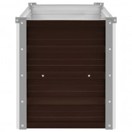 Acquista Letto Rialzato Giardino Marrone 100x40x45 cm in Acciaio Zincato con riferimento GHV-45720 della ditta GARDENHOME