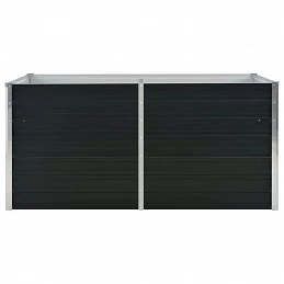 Acquista Fioriera Rialzata Antracite 160x80x77 cm in Acciaio Zincato con riferimento GHV-45722 della ditta GARDENHOME