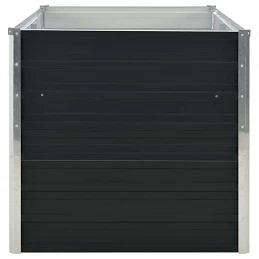 Acquista Fioriera Rialzata Antracite 160x80x77 cm in Acciaio Zincato con riferimento GHV-45722 della ditta GARDENHOME