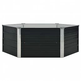 Acquista Fioriera Antracite 129x129x45 cm in Acciaio Zincato con riferimento GHV-45723 della ditta GARDENHOME