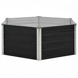 Acquista Fioriera Antracite 129x129x45 cm in Acciaio Zincato con riferimento GHV-45723 della ditta GARDENHOME