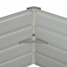 Acquista Fioriera Antracite 129x129x45 cm in Acciaio Zincato con riferimento GHV-45723 della ditta GARDENHOME