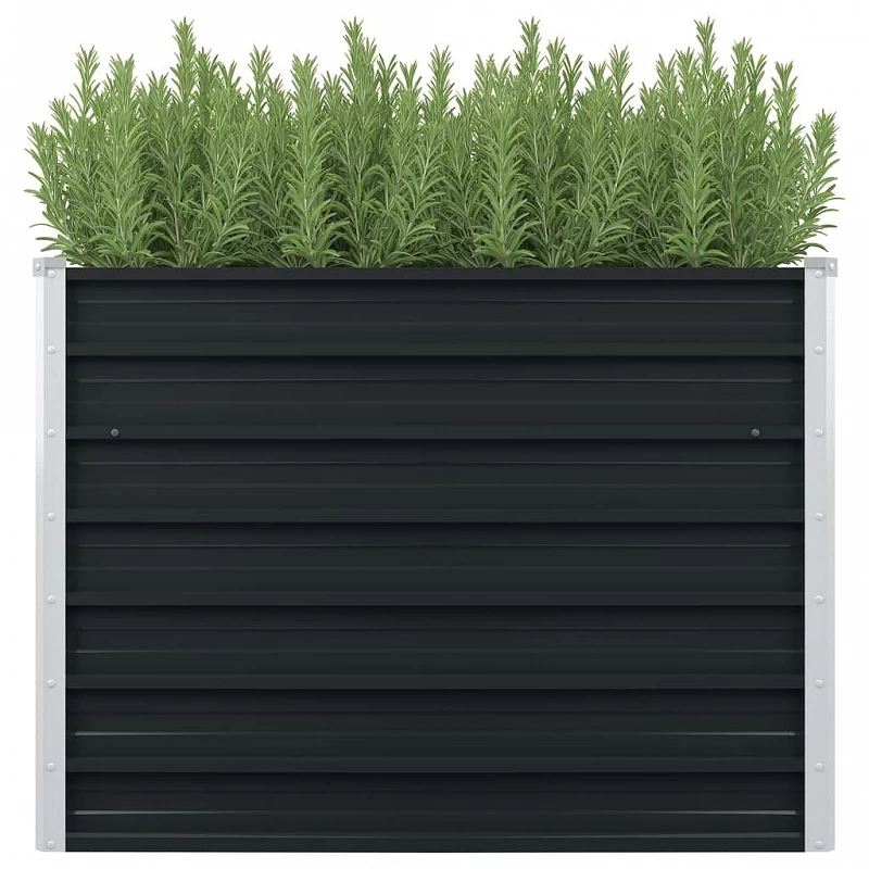 Acquista Fioriera Rialzata Antracite 100x100x77 cm in Acciaio Zincato con riferimento GHV-45725 della ditta GARDENHOME