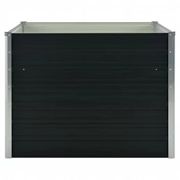 Acquista Fioriera Rialzata Antracite 100x100x77 cm in Acciaio Zincato con riferimento GHV-45725 della ditta GARDENHOME