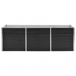 Acquista Fioriera per Giardino Antracite 240x80x77 cm in Acciaio Zincato con riferimento GHV-45726 della ditta GARDENHOME