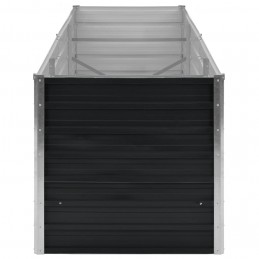 Acquista Fioriera per Giardino Antracite 240x80x77 cm in Acciaio Zincato con riferimento GHV-45726 della ditta GARDENHOME