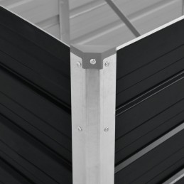 Acquista Fioriera per Giardino Antracite 240x80x77 cm in Acciaio Zincato con riferimento GHV-45726 della ditta GARDENHOME