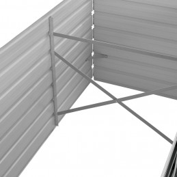 Acquista Fioriera per Giardino Antracite 240x80x77 cm in Acciaio Zincato con riferimento GHV-45726 della ditta GARDENHOME