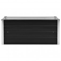 Acquista Fioriera per Giardino Antracite 100x40x45 cm in Acciaio Zincato con riferimento GHV-45733 della ditta GARDENHOME