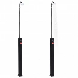 Acquista Doccia Solare da Giardino Nera 215 cm 8 L con riferimento GHV-92295 della ditta GARDENHOME
